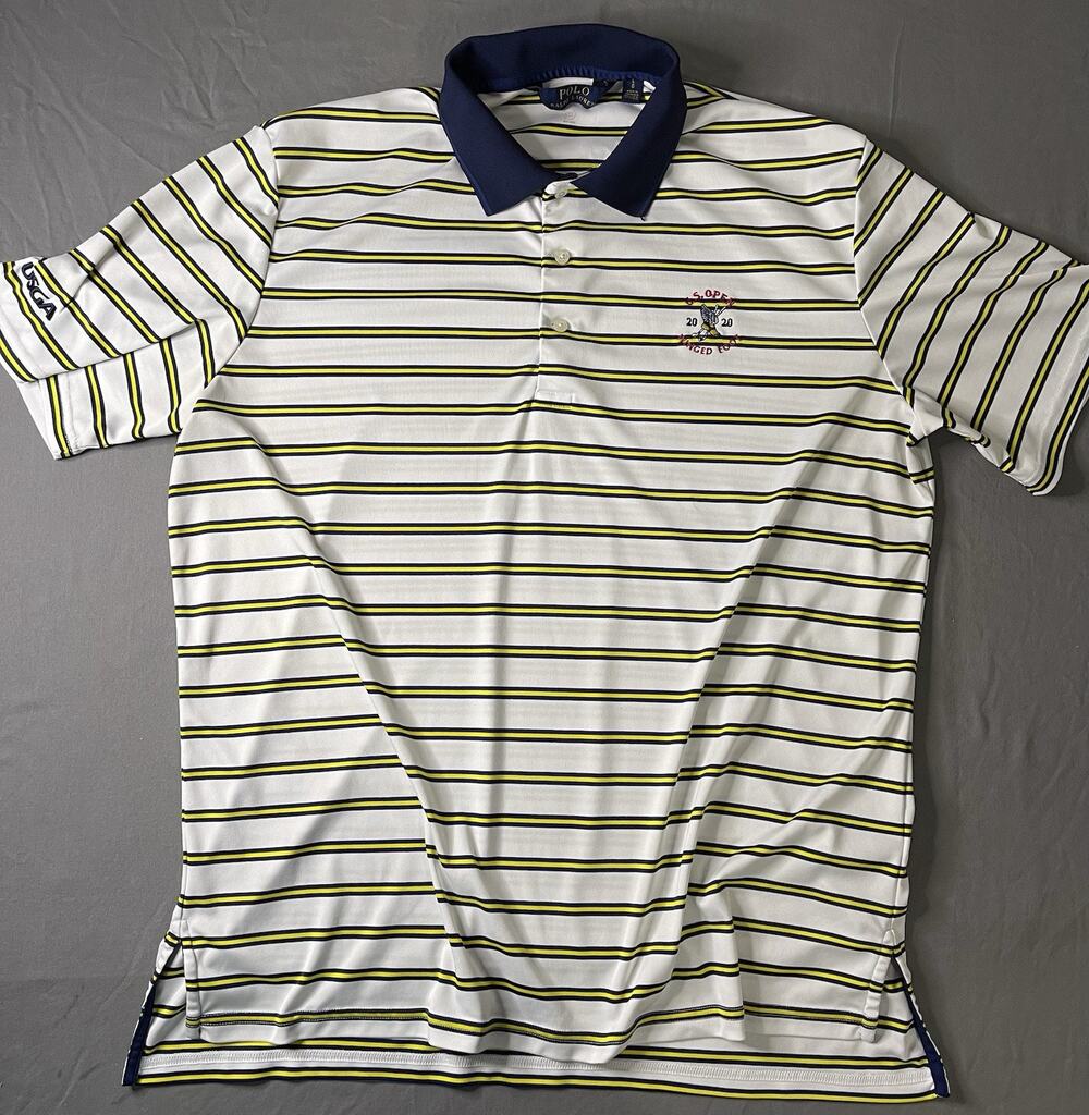Polo Ralph Lauren 2020 US Open Winged Foot Golf Polo Shirt Men’s Large Striped
